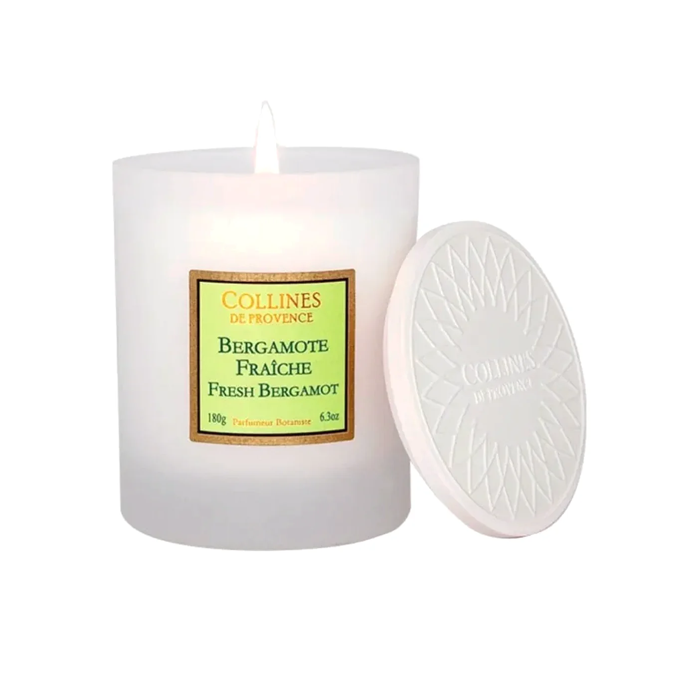 Bougie parfumée Bergamote Fraîche — Collines de Provence